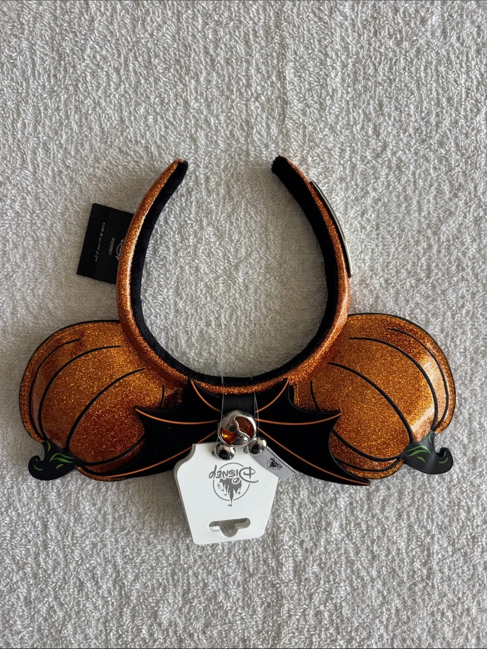 Disney Disney Vacation club Member Bat Pumpkin Halloween Mickey Ears Headband